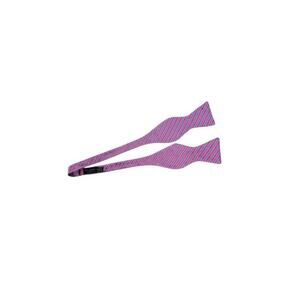 Ted Baker Adjustable Bow Tie Silk Blend Blue Pink Stripe Formal